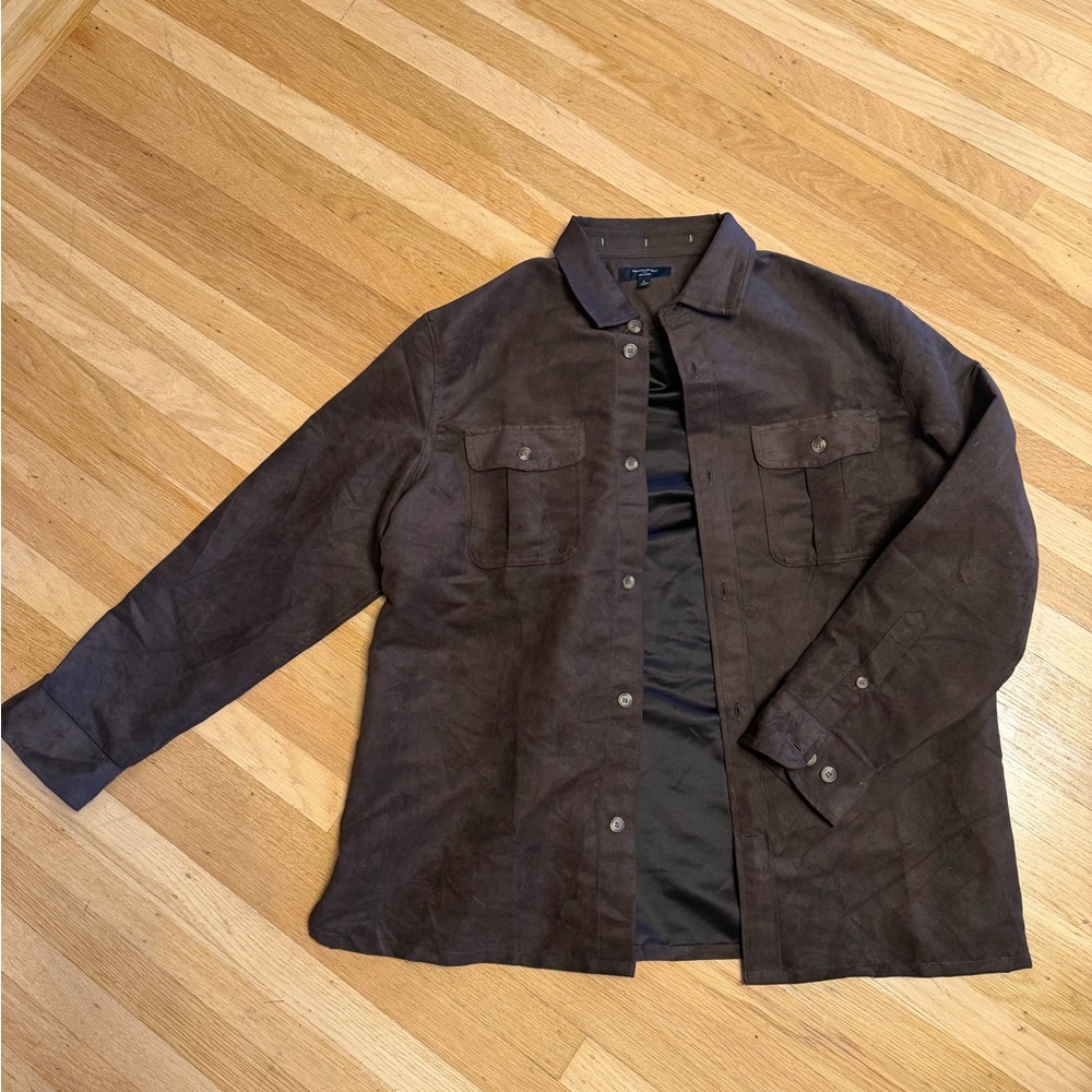 Banana Republic Dark Brown Shirt Jacket